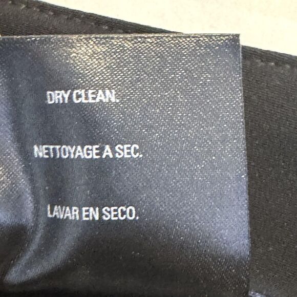 Elie Tahari Pants Womens 6 Black Ankle Slim Tapered Side Zip Triacetate Blend - Picture 11 of 12